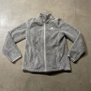 NWOT The North Face Light Gray Fleece Jacket